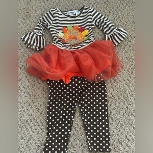 24 month girls thanksgiving outfit